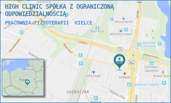 PRACOWNIA FIZJOTERAPII - HIGH CLINIC SPÓŁKA Z OGRANICZONĄ ODPOWIEDZIALNOŚCIĄ - ROBOTNICZA 1,  KIELCE