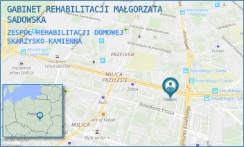 ZESPÓŁ REHABILITACJI DOMOWEJ - GABINET REHABILITACJI MAŁGORZATA SADOWSKA - MARSZAŁKA JÓZEFA PIŁSUDSKIEGO 34,  SKARŻYSKO-KAMIENNA