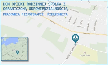 PRACOWNIA FIZJOTERAPII - DOM OPIEKI RODZINNEJ SPÓŁKA Z OGRANICZONĄ ODPOWIEDZIALNOŚCIĄ - KARDYNAŁA STEFANA WYSZYŃSKIEGO 2,  PIERZCHNICA