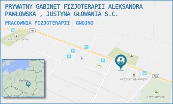 PRACOWNIA FIZJOTERAPII - PRYWATNY GABINET FIZJOTERAPII ALEKSANDRA PAWŁOWSKA , JUSTYNA GŁOWANIA S.C. - GNOJNO 147,  GNOJNO