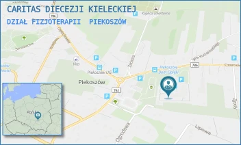 DZIAŁ FIZJOTERAPII - CARITAS DIECEZJI KIELECKIEJ - CZARNOWSKA 2A,  PIEKOSZÓW