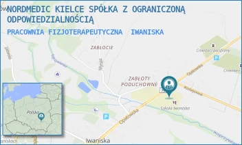 PRACOWNIA FIZJOTERAPEUTYCZNA - NORDMEDIC KIELCE SPÓŁKA Z OGRANICZONĄ ODPOWIEDZIALNOŚCIĄ - OPATOWSKA 30,  IWANISKA