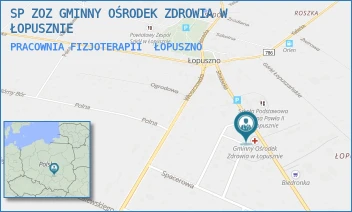 PRACOWNIA FIZJOTERAPII - SP ZOZ GMINNY OŚRODEK ZDROWIA W ŁOPUSZNIE - STRAŻACKA 10,  ŁOPUSZNO