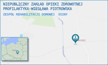 ZESPÓŁ REHABILITACJI DOMOWEJ - NIEPUBLICZNY ZAKŁAD OPIEKI ZDROWOTNEJ PROFILAKTYKA-WIESŁAWA PIOTROWSKA - 54 B,  OSINY