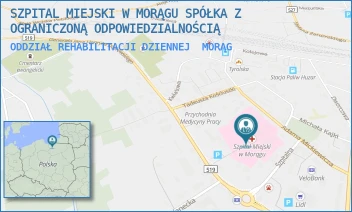 ODDZIAŁ REHABILITACJI DZIENNEJ - SZPITAL MIEJSKI W MORĄGU SPÓŁKA Z OGRANICZONĄ ODPOWIEDZIALNOŚCIĄ - DĄBROWSKIEGO 16,  MORĄG