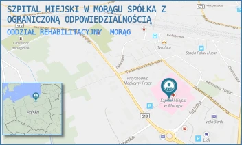ODDZIAŁ REHABILITACYJNY - SZPITAL MIEJSKI W MORĄGU SPÓŁKA Z OGRANICZONĄ ODPOWIEDZIALNOŚCIĄ - DĄBROWSKIEGO 16,  MORĄG
