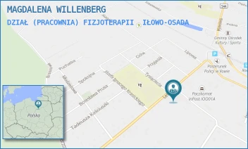 DZIAŁ (PRACOWNIA) FIZJOTERAPII - MAGDALENA WILLENBERG - LEŚNA 3D,  IŁOWO-OSADA