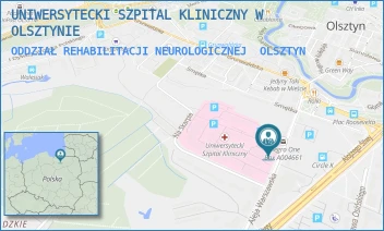 ODDZIAŁ REHABILITACJI NEUROLOGICZNEJ - UNIWERSYTECKI SZPITAL KLINICZNY W OLSZTYNIE - ALEJA WARSZAWSKA 30,  OLSZTYN