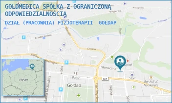 DZIAŁ (PRACOWNIA) FIZJOTERAPII - GOLDMEDICA SPÓŁKA Z OGRANICZONĄ ODPOWIEDZIALNOŚCIĄ - SŁONECZNA 7,  GOŁDAP