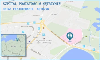 DZIAŁ FIZJOTERAPII - SZPITAL POWIATOWY W KĘTRZYNIE - M.C. SKŁODOWSKIEJ 2,  KĘTRZYN
