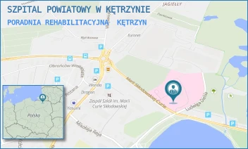 PORADNIA REHABILITACYJNA - SZPITAL POWIATOWY W KĘTRZYNIE - M.C. SKŁODOWSKIEJ 2,  KĘTRZYN