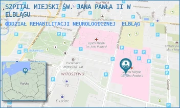 ODDZIAŁ REHABILITACJI NEUROLOGICZNEJ - SZPITAL MIEJSKI ŚW. JANA PAWŁA II W ELBLĄGU - KOMEŃSKIEGO 35,  ELBLĄG
