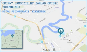 DZIAŁ FIZJOTERAPII - GMINNY SAMODZIELNY ZAKŁAD OPIEKI ZDROWOTNEJ - ŁĄKOWA 10,  KURZĘTNIK