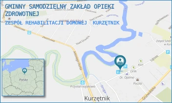 ZESPÓŁ REHABILITACJI DOMOWEJ - GMINNY SAMODZIELNY ZAKŁAD OPIEKI ZDROWOTNEJ - ŁĄKOWA 10,  KURZĘTNIK