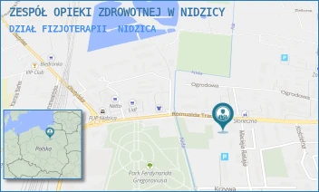 DZIAŁ FIZJOTERAPII - ZESPÓŁ OPIEKI ZDROWOTNEJ W NIDZICY - TRAUGUTTA 13,  NIDZICA