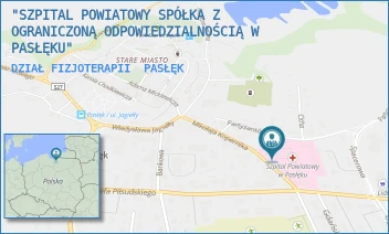DZIAŁ FIZJOTERAPII - "SZPITAL POWIATOWY SPÓŁKA Z OGRANICZONĄ ODPOWIEDZIALNOŚCIĄ W PASŁĘKU" - KOPERNIKA 20 D,  PASŁĘK