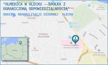 ODDZIAŁ REHABILITACJI DZIENNEJ - "OLMEDICA W OLECKU - SPÓŁKA Z OGRANICZONĄ ODPOWIEDZIALNOŚCIĄ" - GOŁDAPSKA 1,  OLECKO