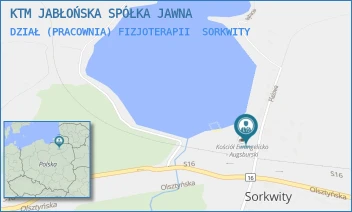 DZIAŁ (PRACOWNIA) FIZJOTERAPII - KTM JABŁOŃSKI SPÓŁKA KOMANDYTOWA - PLAŻOWA 6,  SORKWITY