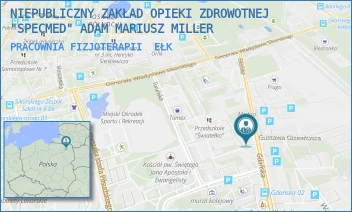 PRACOWNIA FIZJOTERAPII - NIEPUBLICZNY ZAKŁAD OPIEKI ZDROWOTNEJ "SPECMED" ADAM MARIUSZ MILLER - GDAŃSKA 17,  EŁK
