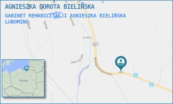 GABINET REHABILITACJI AGNIESZKA BIELIŃSKA - AGNIESZKA DOROTA BIELIŃSKA - KOPERNIKA 51,  LUBOMINO
