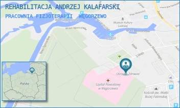 PRACOWNIA FIZJOTERAPII - REHABILITACJA ANDRZEJ KALAFARSKI - 3 MAJA 17 B,  WĘGORZEWO