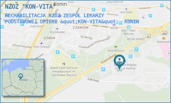 RECHABILITACJA NZOZ ZESPÓŁ LEKARZY PODSTAWOWEJ OPIEKI "KON-VITA" - NZOZ "KON-VITA" - PRZEMYSŁOWA 2,  KONIN