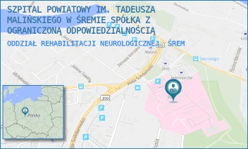 ODDZIAŁ REHABILITACJI NEUROLOGICZNEJ - SZPITAL POWIATOWY IM. TADEUSZA MALIŃSKIEGO W ŚREMIE SPÓŁKA Z OGRANICZONĄ ODPOWIEDZIALNOŚCIĄ - CHEŁMOŃSKIEGO 1,  ŚREM
