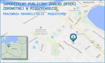 PRACOWNIA REHABILITACJI - SAMODZIELNY PUBLICZNY ZAKŁAD OPIEKI ZDROWOTNEJ W MIĘDZYCHODZIE - SZPITALNA 10,  MIĘDZYCHÓD