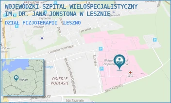 DZIAŁ FIZJOTERAPII - WOJEWÓDZKI SZPITAL WIELOSPECJALISTYCZNY IM. DR. JANA JONSTONA W LESZNIE - KIEPURY 45,  LESZNO