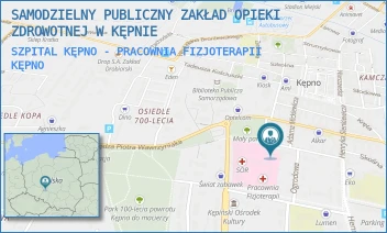 SZPITAL KĘPNO - PRACOWNIA FIZJOTERAPII - SAMODZIELNY PUBLICZNY ZAKŁAD OPIEKI ZDROWOTNEJ W KĘPNIE - SZPITALNA 7,  KĘPNO