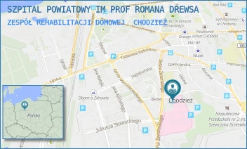 ZESPÓŁ REHABILITACJI DOMOWEJ - SZPITAL POWIATOWY IM PROF ROMANA DREWSA - BOSA 2,  CHODZIEŻ