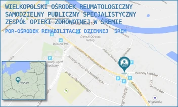 POR-OŚRODEK REHABILITACJI DZIENNEJ - WIELKOPOLSKI OŚRODEK REUMATOLOGICZNY IM. DR. WIESŁAWA ROMANOWSKIEGO W ŚREMIE - MICKIEWICZA 95,  ŚREM