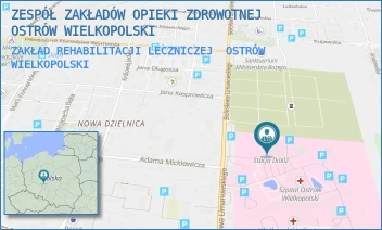 ZAKŁAD REHABILITACJI LECZNICZEJ - ZESPÓŁ ZAKŁADÓW OPIEKI ZDROWOTNEJ OSTRÓW WIELKOPOLSKI - LIMANOWSKIEGO 20/22,  OSTRÓW WIELKOPOLSKI