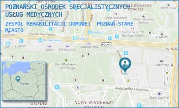 ZESPÓŁ REHABILITACJI DOMOWEJ - POZNAŃSKI OŚRODEK SPECJALISTYCZNYCH USŁUG MEDYCZNYCH - ALEJE SOLIDARNOŚCI 36,  POZNAŃ-STARE MIASTO
