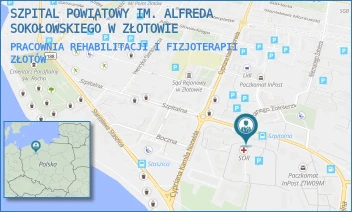 PRACOWNIA REHABILITACJI I FIZJOTERAPII - SZPITAL POWIATOWY IM. ALFREDA SOKOŁOWSKIEGO W ZŁOTOWIE - SZPITALNA 28,  ZŁOTÓW