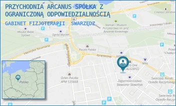 GABINET FIZJOTERAPII - PRZYCHODNIA ARCANUS SPÓŁKA Z OGRANICZONĄ ODPOWIEDZIALNOŚCIĄ - EDWARDA RACZYŃSKIEGO 7,  SWARZĘDZ