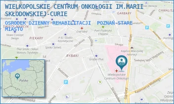 OSRODEK DZIENNY REHABILITACJI - WIELKOPOLSKIE CENTRUM ONKOLOGII IM.MARII SKŁODOWSKIEJ-CURIE - GARBARY 15,  POZNAŃ-STARE MIASTO