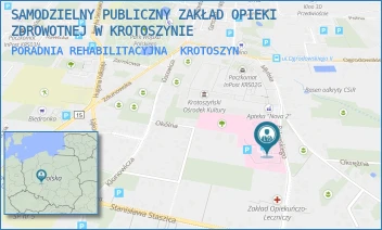 PORADNIA REHABILITACYJNA - SAMODZIELNY PUBLICZNY ZAKŁAD OPIEKI ZDROWOTNEJ W KROTOSZYNIE - BOLEWSKIEGO 4-8,  KROTOSZYN