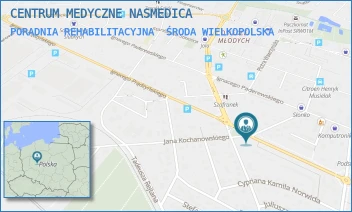 PORADNIA REHABILITACYJNA - CENTRUM MEDYCZNE NASMEDICA - POSELSKA 68,  ŚRODA WIELKOPOLSKA