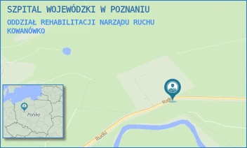 ODDZIAŁ REHABILITACJI NARZĄDU RUCHU - SZPITAL WOJEWÓDZKI W POZNANIU - SANATORYJNA 34,  KOWANÓWKO