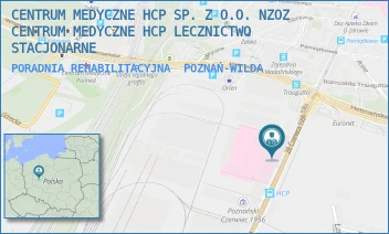 PORADNIA REHABILITACYJNA - CENTRUM MEDYCZNE HCP SP. Z O.O. NZOZ CENTRUM MEDYCZNE HCP LECZNICTWO STACJONARNE - 28 CZERWCA 1956 194, POZNAŃ-WILDA