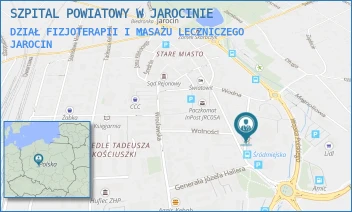 DZIAŁ FIZJOTERAPII I MASAŻU LECZNICZEGO - SZPITAL POWIATOWY W JAROCINIE - SZPITALNA 1,  JAROCIN