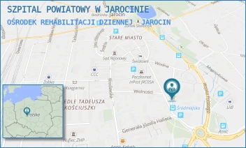 OŚRODEK REHABILITACJI DZIENNEJ - SZPITAL POWIATOWY W JAROCINIE - SZPITALNA 1,  JAROCIN