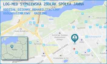 ODDZIAŁ DZIENNY REHABILITACYJNY OGÓLNOUSTROJOWY - LOG-MED SPÓŁKA Z OGRANICZONĄ ODPOWIEDZIALNO - STANISŁAWA CHUDOBY 16,  GNIEZNO