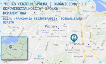 DZIAŁ (PRACOWNIA FIZJOTERAPII) - POZCERO CM SPÓŁKA Z OGRANICZONĄ ODPOWIEDZIALNOŚCIĄ - KOLEGIACKI 12A,  POZNAŃ-STARE MIASTO