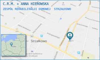 ZESPÓŁ REHABILITACJI DOMOWEJ - C.R.M. + ANNA HIEROWSKA - GENERAŁA SIKORSKIEGO 16,  STRZAŁKOWO