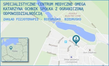 ZAKŁAD FIZJOTERAPII - BIEDRUSKO - SPECJALISTYCZNE CENTRUM MEDYCZNE OMEGA KATARZYNA OCHNIK SPÓŁKA Z OGRANICZONĄ ODPOWIEDZIALNOŚCIĄ - ZJEDNOCZENIA 6/97,  BIEDRUSKO