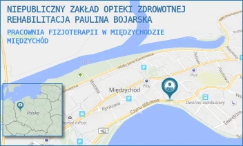 PRACOWNIA FIZJOTERAPII W MIĘDZYCHODZIE - NIEPUBLICZNY ZAKŁAD OPIEKI ZDROWOTNEJ REHABILITACJA PAULINA BOJARSKA - CZYNU 600-LECIA 4A,  MIĘDZYCHÓD