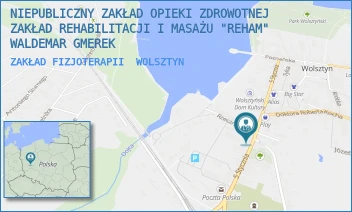 ZAKŁAD FIZJOTERAPII - NIEPUBLICZNY ZAKŁAD OPIEKI ZDROWOTNEJ ZAKŁAD REHABILITACJI I MASAŻU "REHAM" WALDEMAR GMEREK - 5 STYCZNIA 12,  WOLSZTYN