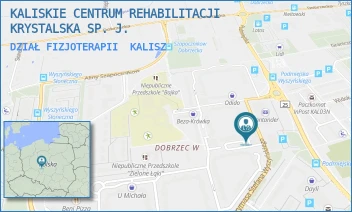 DZIAŁ FIZJOTERAPII - KALISKIE CENTRUM REHABILITACJI KRYSTALSKA SP. J. - PRYMASA STEFANA WYSZYŃSKIEGO 1A,  KALISZ
